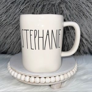 New Rae Dunn STEPHANIE Mug HTF